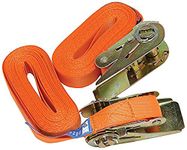 XtremeAuto® 2 x 15' Ratchet Straps Set for Motorbike, Scrambler, MTB, Trailer