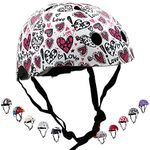 Kiddimoto Kids Bike Helmet, Kids Helmet for Boys and Girls Age 2-10, Lightweight Toddler Helmet for Skateboard, Bike, BMX, MTB, Scooter, Bicycle, Rollerblade and Skating.