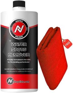 NAPKO POLISHE Car Heavy Duty Glass Water Spot Remover(100ml) | windshield | 380 GSM Free