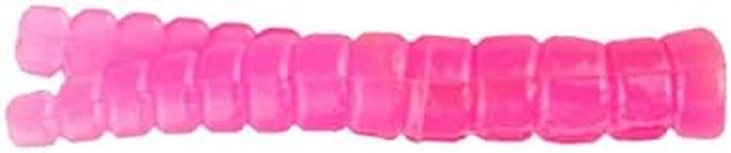 Leland's Lures Trout Magnet 50-Pack Split-Tail Grub Body Pack, Also Great for Bass and Panfish, Pink