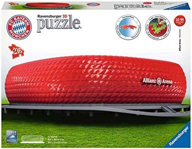 Ravensburger- European Soccer Club Stadion Puzzle 3D de la Alianza Arena, Multicolor (12526)