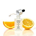 Minimo Bling 20% Vitamin C Serum - Skin Clearing Brightening Moisturizer for Dark Spots & Uneven Skin tone + Scarring from Breakouts - Anti Aging Skin Repair (1 oz) Travel Size