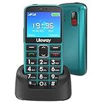 uleway Big Button Mobile Phone for Elderly Easy to Use Basic Cell Phone Dual Sim Free Unlocked Senior Mobile Phone with SOS Emergency Button Charging Dock Hearing Aid Compatible (HAC)