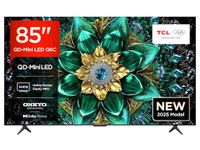 TCL 85Q6C-UK QD-Mini LED TV, 4K HDR Premium 1000nits, Smart TV Powered by Google TV (Dolby Vision IQ & Atmos, Matte HVA Panel, Onkyo 2.1 Sound System, 144Hz Motion Clarity Pro, 2025 New Model)