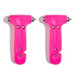 Super-Cute Safety Hammer, Emergency Escape Tool with Car Window Breaker and Seat Belt Cutter, Life Saving Safety & Survival Kit for Women's Safety, Family, Child Rescue