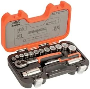 Bahco S330 Socket Set 34 Piece 1/4 and 3/8 Square Drive