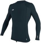 O'Neill Men's Premium Skins UPF 50+ Long Sleeve Rash Guard, Slate/Slate/Slate, M