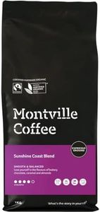 MONTVILLE COFFEE Sunshine Coast Blend Espresso Ground Coffee 1 Kg,