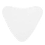 Silicone Anti Wrinkle Chest Pad, Anti-Wrinkle Silicone Chest Pad Clear Decollete Bra Care Reusable Pads Eliminate and Prevent Chest Wrinkles for Men and Women, Removes Brow Wrinkles(Triangle)