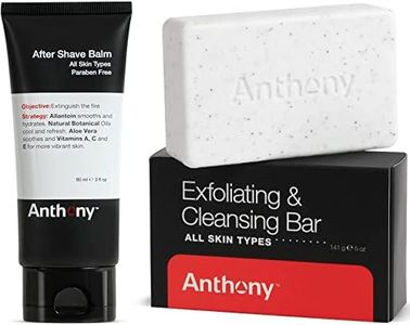 Anthony After Shave Balm for Men 3 Fl Oz Mens Soap Bar Exfoliating Soap 5 Oz