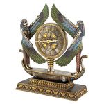 Design Toscano Wings of Isis Egyptian Revival Sculptural Clock