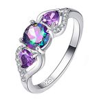 PULABO Women's Teardrop/Pear Cut Wedding Engagement Ring Size 10 Comfortable and Eco-Friendly Popular