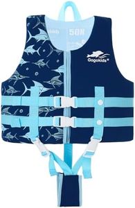 Gogokids Toddler Swim Vest, Kids Floaties – Boys & Girls Buoyancy Jacket for Pool & Beach, Fits 2-8 Years / 22-60 lbs