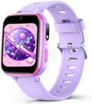 meoonley Kids Smart Watch with Puzzle Games HD Touch Screen Camera Video Music Player Pedometer Alarm Clock Flashlight Fashion Kids Gift for 6-13 Years Old Boys Girls Toys