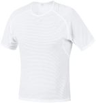 GORE WEAR Men's M Base Layer Shirt, White, S