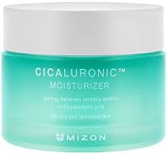 [Mizon] Crema hidratante rica con Centella Asiática y Ácido Hialurónico (50ml) Rejuvenecimiento, Regeneración de la piel, Cuidado de las arrugas, Fórmula vegana (Cicaluronic Moisturizer)