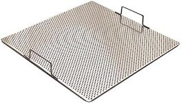 Sunrise Stainless Steel Fryer Screen with Handles (Solid Screen) (1, 17.5" x 17.5" x 2")