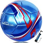 Senston Soccer Ball Official Size 4 for Kids Training Match Ball Football