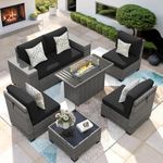 VONZOY 7 Piece Patio Furniture Set 