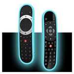 SKY Q Remote Control Cover Compatible with Sky Q Box,Sky Q Touch,Sky Glass Remote and Non-Touch Remote Control Skin-Friendly Anti-Lost With Shockproof Protective Case(Luminous Blue)