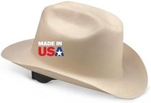 Jackson Safety Cowboy Hard Hat - Non-Vented, Full Brim, 4-Point Ratchet Suspension Safety Helmet for Men & Women - ANSI Z89.1 Class E & OSHA Compliant - Made in USA