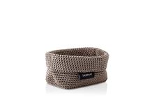 Blomus Crochet Basket, Synthetic fibre, Taupe, M