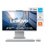 Lenovo IdeaCentre AIO 13th Gen Core™ i3-1315U 27" FHD IPS (8GB RAM/512GB SSD/Windows11/Office 24/3Wx2 Harman Speakers/Wireless EOS Keyboard & Mouse, Cloud Grey), F0HM00PKIN All-in-One Desktop