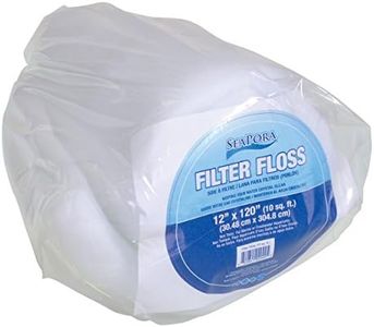 Seapora 4040 Filter Floss Aquarium Filter Pad, 10 sq. ft./12" x 120"