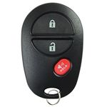 KeylessOption Replacement 3 Button Keyless Entry Remote Control Key Fob Compatible with GQ43VT20T