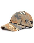 Zylioo Oversize XXL Hunting Cap,Large Cap for Big Heads 23.5"-25.5",Adjustable Soft Crown Ball Cap Khaki Camo