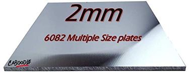 2mm Aluminium Sheet Plate - 6082-T6 Grade - 100-100-2