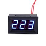 DROK® AC 60V-500V Panel Detector Voltmeter Blue LED Digital Display Volt Meter AC Testing Voltage Converter