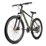 Cradiac Alpha LITE 21 Speed Aluminium Cycle 29 T 21 Speed Gear Bicycle for Men with Front Lockout Suspension & Dual Disc Brake Mountain Bike | Ideal for 15+ Years, Unisex, Frame Size : 18 inch