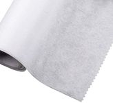 Iron On/Fusible Interfacing Fabric - Light Weight 75cm Wide - 2 Metres - White (Non-Woven)