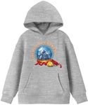 Bioworld The Polar Express Snow Globe Boy's Athletic Gray Hoodie-Small