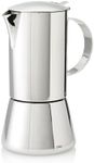 Cilio 4017166342246 Espresso Maker 10 Cups, Silver