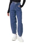 Vetinee Mom Jeans for Women UK Womens Baggy Jeans Barrel Jeans for Women UK Y2K Jeans Wide Leg Jeans Women Baggy Jeans Women Seaport Blue Size Medium Fits UK Size 12 to UK Size 14