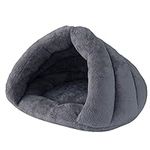 Beskie Pet Tent Cave Bed For Small Medium Cats Dogs Pets Sleeping Bag Thick Fleece Warm Slipper Dog Bed Cuddler Burrow House Hole Igloo Nest Cozy Triangle Bed For Cat Puppy