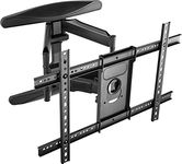 Poppstar TV Wall Mount Swivel Extra Strong 40″-75″ for Flatscreens and Curved Monitors max. 45.5kg (VESA max. 600x400) Tilt Rotatable TV Bracket