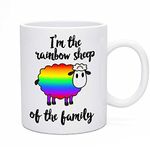 LimaLima I'm The Rainbow Sheep of The Family - Funny LGBT Lesbian Gay Pride Novelty Tea/Coffee Mug