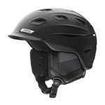SMITH Vantage Round Contour Fit Snow Helmet in Matte Black, Size Medium