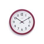 Acctim Elstow Small Kitchen Wall Clock Quartz Retro Style Clay 20cm