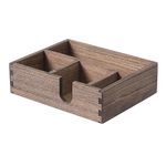 DDYURI Wood Coffee Pod and Cup Organizer Basket HD-CFT1V3U (Dark)