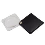 Eschenbach Optical Magnifying Glass Classic 3.5 x Magnification Diameter 60 mm Square Royal Black