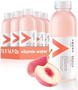 Nongfu Spring Prune&Peach Flavored Drink With Added Vitamins，Vitamin Flavored Water with Niacin and Fiber, Hydration Support - 16.9 Fl Oz (15 Pack)