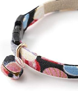 Necoichi Origami Baloon Bell Cat Collar (Black)