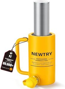 NEWTRY 20 ton Hydraulic Cylinder Long Jack 4” Stroke Porta Power Ram Jack Lifting Cylinder Retract Automatically for Shipbuilding Bridge Construction