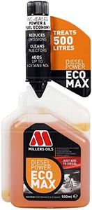 Millers Oils Diesel Power Ecomax Fuel Additive Treatment 500ml 0.5L NEW IMPROVED