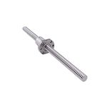 Mssoomm 12mm Ballscrew SFU1204 RM1204 Anti Backlash Linear Motion Ball Screw Length 19.69 inch / 500mm 4mm Pitch with Nut (No End Processing), High Precision Part for CNC Machine