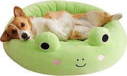 Squishmallows Official 24-Inch Wendy Frog Pet Bed - Medium Ultrasoft Official Plush Pet Bed